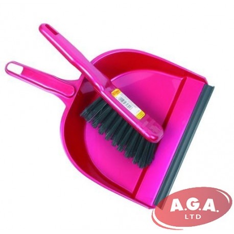 Dustpan with a rubber edge and blade "EKOnex"