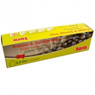 Freezer and storage bags 3,8L, 28cmx27cm, 10 bags