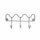 Wire chrome wall hanger
