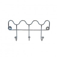 Wire chrome wall hanger