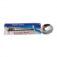 Stainless steel soup spoon