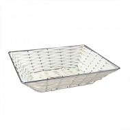 Plastic bascet in metal frame