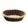 Plastic wicker basket