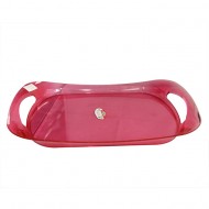 Plastic tray, rectangular