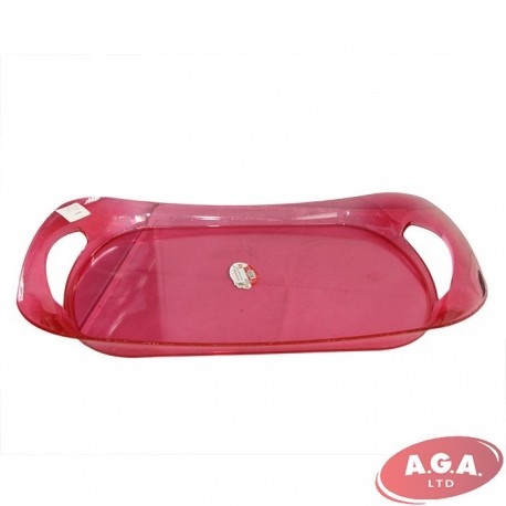 Plastic tray, rectangular