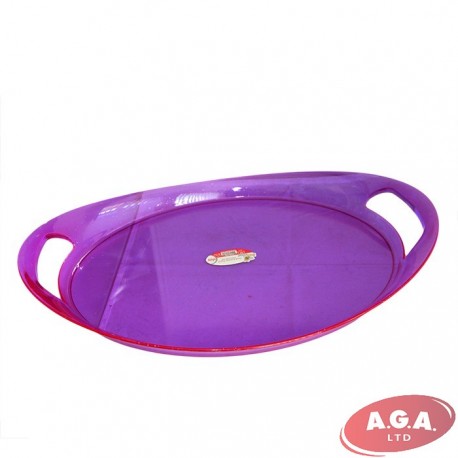 Plastic tray , oval