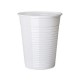 Vienreizlietojamās glāzes 200ml, baltas