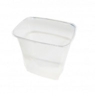 Salad 500g box without a lid, square, 100 pcs