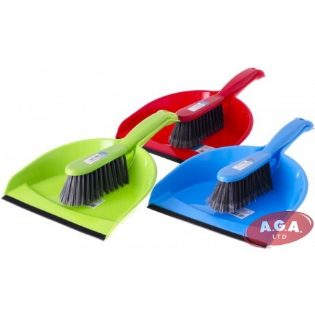 Dustpan with a rubber edge "Optima"