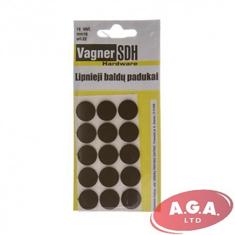 Pads for furniture 15pcs, 16mm