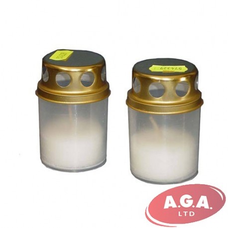 Candle with a dome