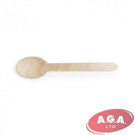 Kompostējama koka karote 15.5cm, 100gb