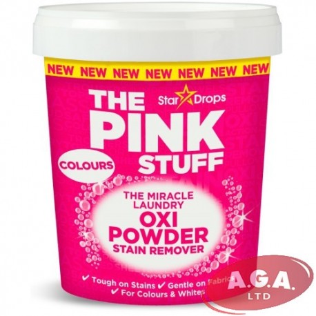 THE PINK STUFF pulveris traipu tīrīšanai krāsainai veļai 1kg