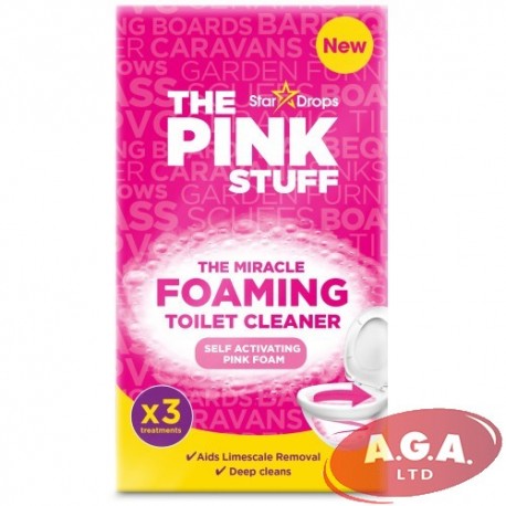 THE PINK STUFF WC cleaning powder 3x100g