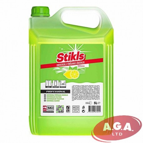 Stikls 5L with lemon
