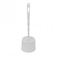 Toilet bowl brush with holder