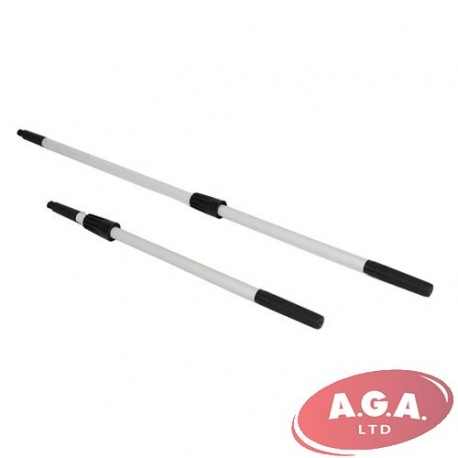 Alumīnija teleskopisks kāts 2x150 cm, ar vītni